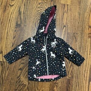 Body Glove Toddler Unicorn Rainbow Jacket